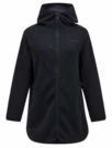 Peak Performance - Pile Long Zip - Jas - Black - 100% Gerecycled Polyester