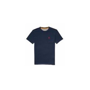 T-Shirt Timberland Men Dustan River Pocket Tee Dark Sapphire-XL