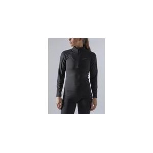 Ondershirt Craft Women Active Intensity Zip Black Asphalt-XS