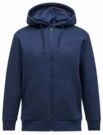 Peak Performance - Original Small Logo Zip - Hoodie - Blue Shadow