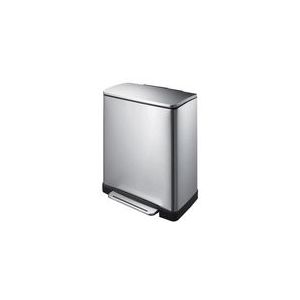 Pedaalemmer EKO E-Cube Mat Zilver Inox 50L
