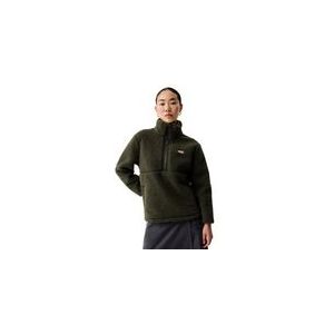 Vest Hunter Women Tiorga 1/4 Zip Borg Fleece Kambaba Green-XS