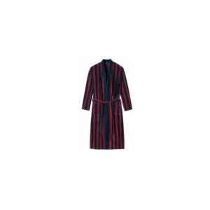 Badjas Kimono Schiesser Essentials Stripes Man Velours Bordeaux-S