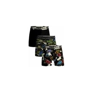 Boxershort Muchachomalo Men Figures Print Print Black ( 3-Pack )-XXL