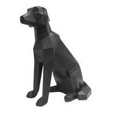 Origami Dog PT Living Sitting Matt Black