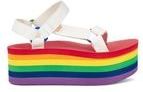Teva - Flatform Universal - Sandaal - Wit - Gerecycled Materiaal - Speciale Pride Editie