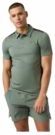 Björn Borg - Men Ace Mesh Panel Polo Shirt - Agave Green