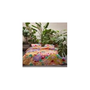 Dekbedovertrek Essenza Flower fling Happy Red Percal-140 x 200 / 220 cm | 1-Persoons