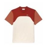 Shirt - T-shirt - Katoen - Color-Blocking - Ronde Hals