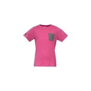 T-Shirt Bergans Kids Myske Wool Ibis Rose-Maat 122