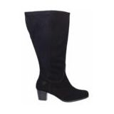 Dameslaars JJ Footwear Crofton Zwart Kuitmaat XL-Schoenmaat 44