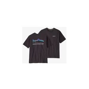 T-Shirt Patagonia Men Home Water Trout Organic Ink Black-S