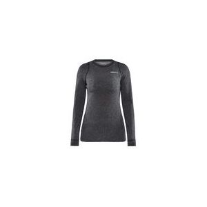 Ondershirt Craft Women Core Wool Merino LS Tee Black Melange-S