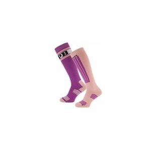 Skisok Poederbaas Swedish Pink (2 pack)-Schoenmaat 39 - 42