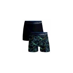 Boxershort Muchachomalo Men Shorts Scorpion Print/Black (2-Pack)-XXL