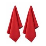 Humdakin - Organic - Theedoek - Rushing Red - Set van 2
