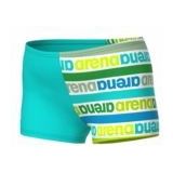 Arena - B Kids Friends Swim Short Allover - Zwembroek - Water/Soft/Green