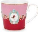 Pip Studio - Love Birds - Mok - Red Pink - Set van 6 - 250 ml