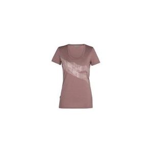 T-Shirt Icebreaker Women Tech Lite SS Scoop St Anton Suede-S