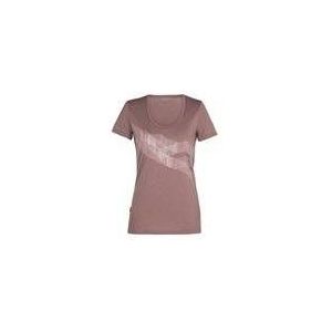 T-Shirt Icebreaker Women Tech Lite SS Scoop St Anton Suede-S