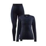 Baselayerset Craft Women Core Dry Fuseknit Set Black-S