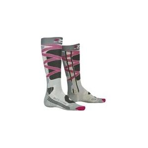 Skisok X-Socks Women Ski Control 4.0 W Grey Charcoal-Schoenmaat 35 - 36