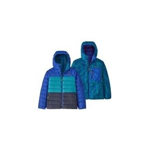 Jas Patagonia Kids Reversible Down Sweater Hoody Belay Blue-XL