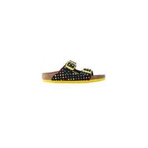 Slipper Birkenstock Kids Arizona Micro Fibre Digital Dots Black Narrow-Schoenmaat 30