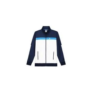 Tennisvest K Swiss Men Core Team Tracksuit Jacket Navy White Blue-M