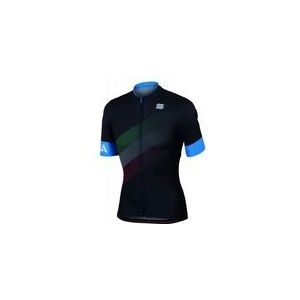 Fietsshirt Sportful Men Italia Jersey Black-XXL