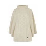 Dubarry - Kilronan - Poncho - Cream - 100% Merinowol