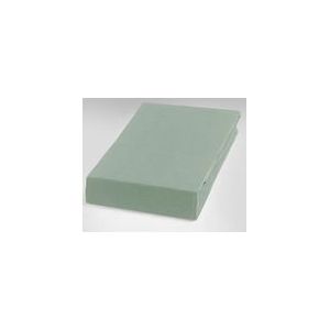 Yumeko hoeslaken velvet flanel pale groen 180x200x30 - Biologisch & ecologisch