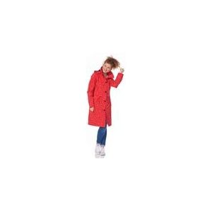 Regenjas Happy Rainy Days Coat Rachel Dot Red Off White-L