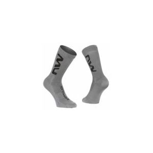 Fietssok Northwave Extreme Air Sock Grey Black-Schoenmaat 34 - 36