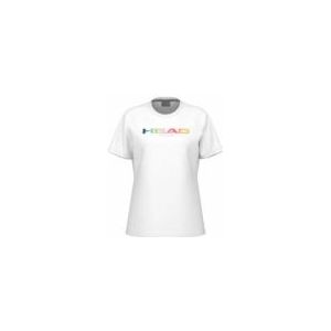 HEAD - Rainbow - Tennisshirt - White - 57% Polyester 38% Katoen 5% Elastaan