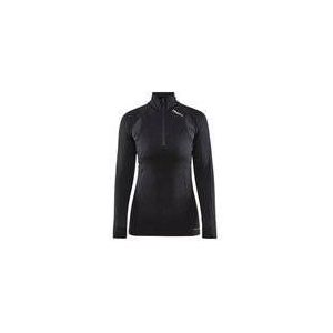 Ondershirt Craft Women Active Extreme X Zip LS Black-XL