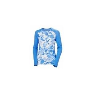Helly Hansen - Lifa Merino Midweight Graphic Crew - Ondershirt - Ultra Blue Mountain Camo