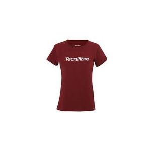 Tennisshirt Tecnifibre Women Team Cotton Cardinal