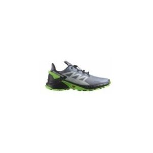 Trailrunning schoen Salomon Men Supercross 4 Flint Stone Black Green Gecko-Schoenmaat 45,5