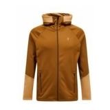 Vest Peak Performance Men Rider Essentials Midlayer Zip Hood Brown-XXL
