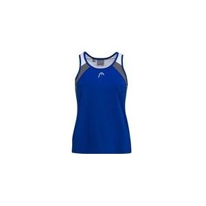 Tennisshirt HEAD Girls Club 22 Tanktop Royal Blue-Maat 176