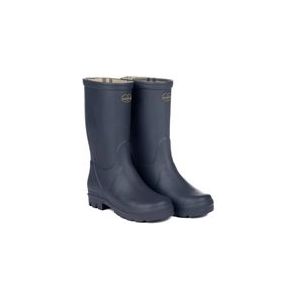 Regenlaars Le Chameau Children Petite Aventure Jersey Lined Boot Bleu Foncé-Schoenmaat 25