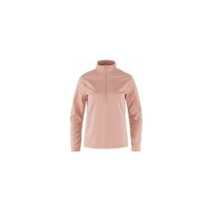 Fjällräven - Abisko Lite Fleece Half Zip - Fleecetrui - Roze - 100% Polyester