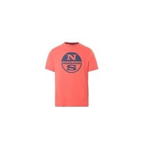 T-Shirt North Sails Men SS T-Shirt With Graphic Spiced Coral-XXL