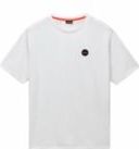Napapijri - S-Badge SS 1 - T-shirt - Wit - Heren