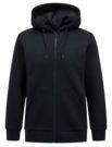 Peak Performance - Original Small Logo Zip - Hoodie - Black - Katoen/Gerecycled Polyester