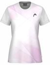 HEAD - Tie Break Print - Tennisshirt - Alight Lilac - Polyestermateriaal