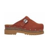 Scholl - Cindy - Klomp - Cognac - Suède - Rubber/EVA Zool