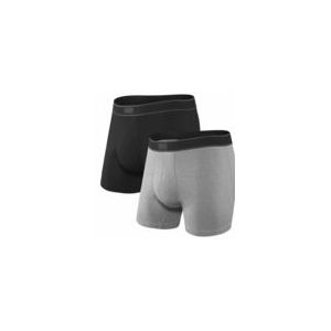 Boxershort Saxx Men Daytripper Black Grey Heather 2-Pack-S