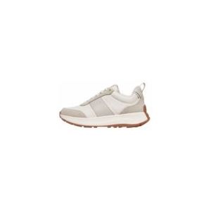 FitFlop Women F-Mode Flow Sneaker Leather Suede Mix Urban White Mix-Schoenmaat 39